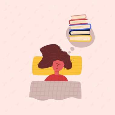 resim kız yalan, karikatür öğrenme hakkında düşünme