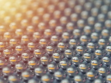 Led dizisi bir ızgara üzerinde kapat