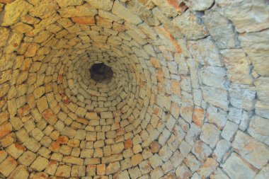 Geleneksel Trulli evlerden gelen içinde güzel kasaba Alberobello, Apulia, İtalya