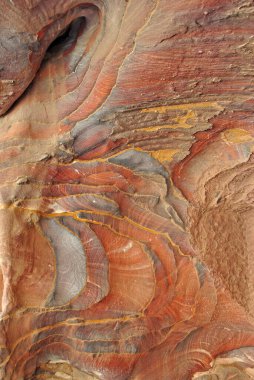 Petra, Ürdün 'ün kayalarındaki doğa desenleri