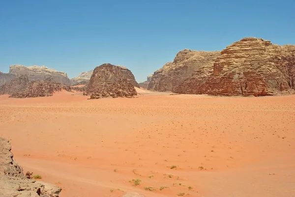 Пісковик Пісок Пустелі Ваді Рам Йорданія — стокове фото