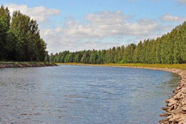 Finlandiya 'da Saimaa Kanalı yatağı