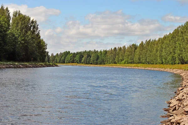 Finlandiya 'da Saimaa Kanalı yatağı