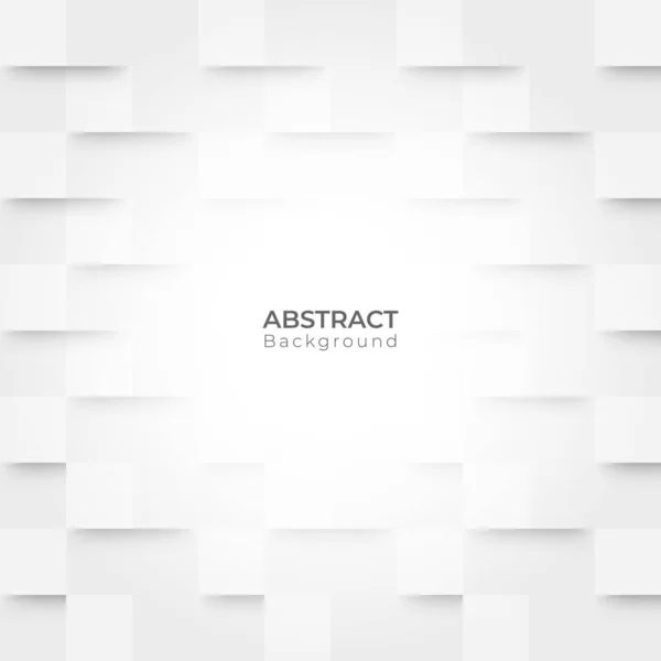 Abstrait Moderne Fond Motif Carré Texture Géométrique Blanche Grise Illustration — Image vectorielle
