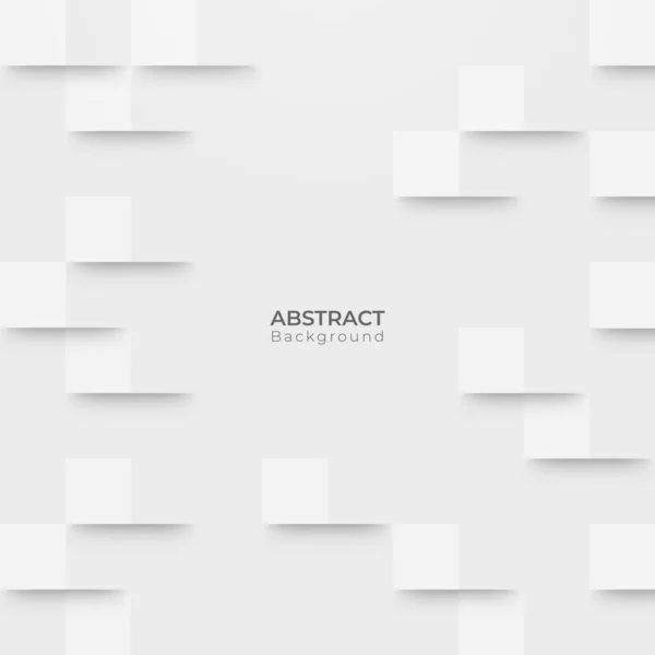 Abstrato Moderno Fundo Padrão Quadrado Textura Geométrica Branca Cinzenta Ilustração —  Vetores de Stock
