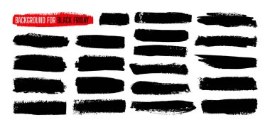 Kara Cuma mürekkep satışı el çizimi şablon şerit