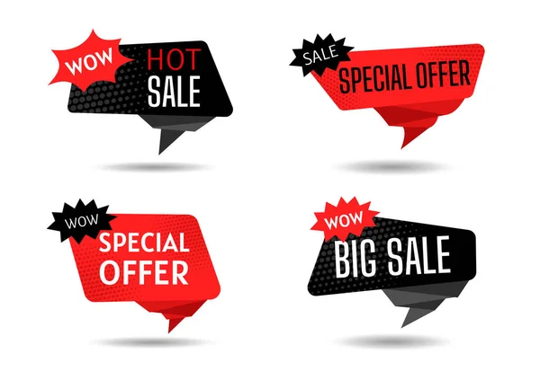 stock vector Black Friday sale banner template special set