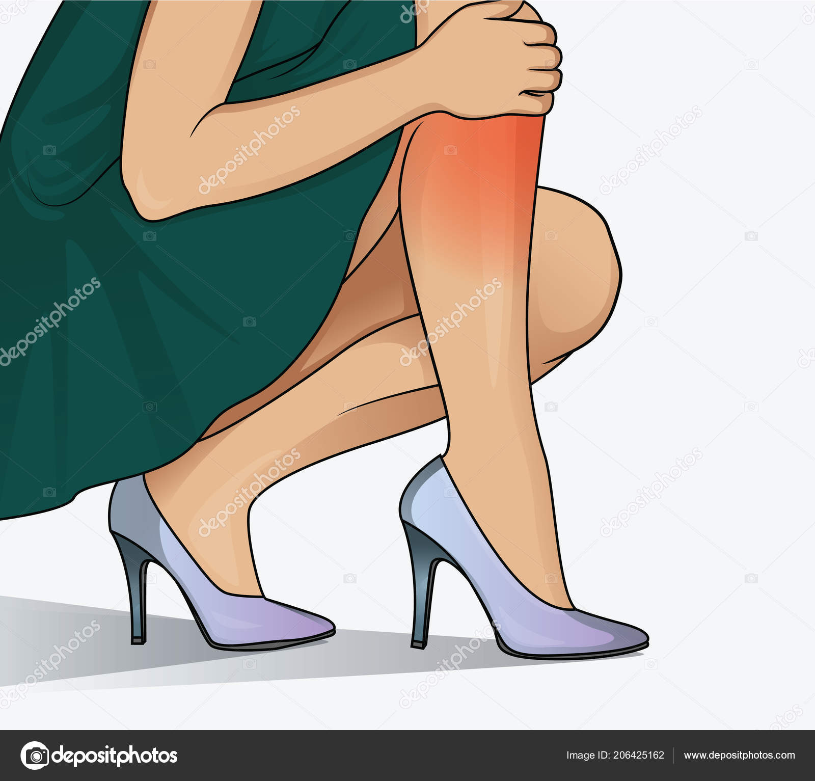 uncomfortable high heels