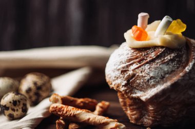 jöle ayılar ile krem muffin