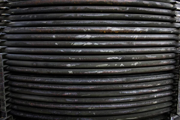 Rosta stålrör av värmeväxlaren för underhåll, wate — Stockfoto