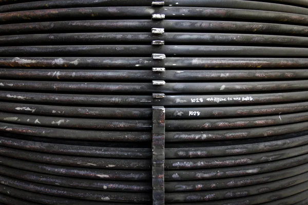 Tubos de acero oxidado del intercambiador de calor para mantenimiento, el wate —  Fotos de Stock