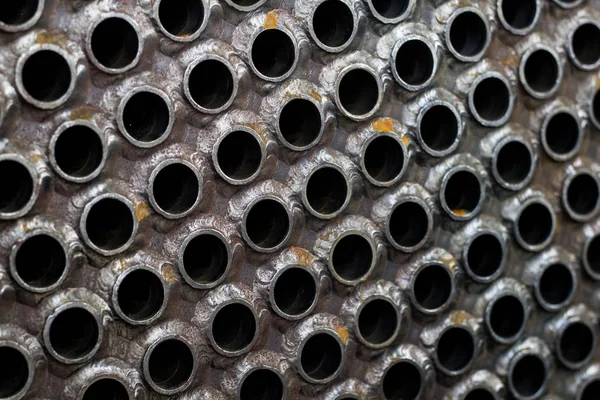 Folha de tubo do permutador de calor para nova fabricação, a água — Fotografia de Stock