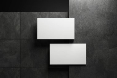 Tasarımınızı müşterilerinize göstermek için minimalist iş kartı modeli