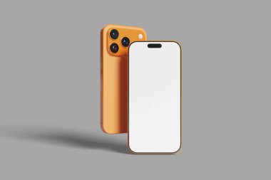 Tasarımını Müşterilere Göstermek İçin Gerçekçi Akıllı Telefon Modeli