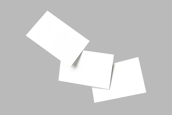 Tasarımını Müşterilere Göstermek İçin Gerçekçi Hediye Kartı Modeli