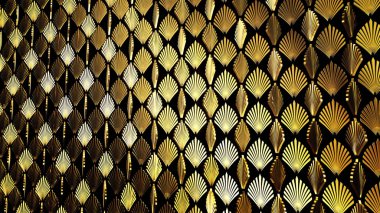3D resimde arka plan duvar kağıdı gatsby ve art deco sahnede ve reklam için. Dekoratif kavram 3D render 