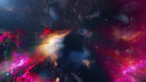 Dans Galaxy Des Séquences Vidéo Pour Des Films Scientifiques Cinématographiques — Video