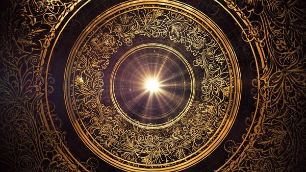 Rus çerçevesi ve moda partisi sahnesinde reklam ve duvar kağıdı için 3 boyutlu illüstrasyon arka planı. Dekoratif konseptte 3B canlandırma.