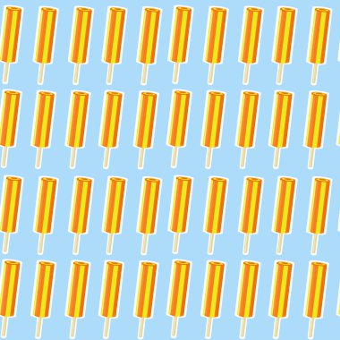 Dondurma vektörü kusursuz desen. ambalaj kağıdı, tekstil, baskı, dekoratif öğe