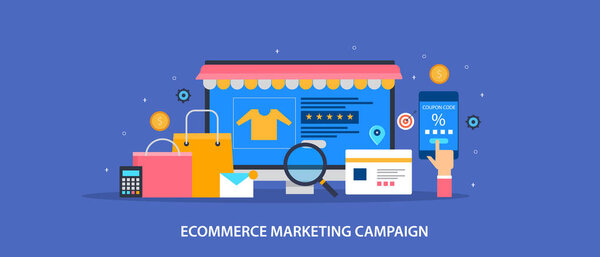 E-commerce marketing campaign banner