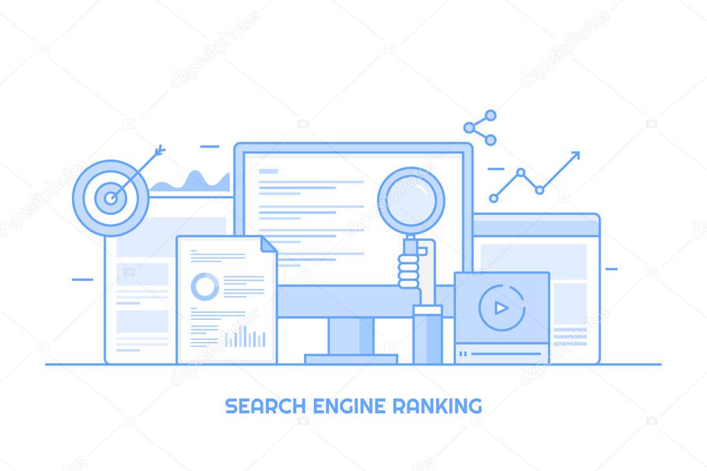 search Engine Ranking colorful banner