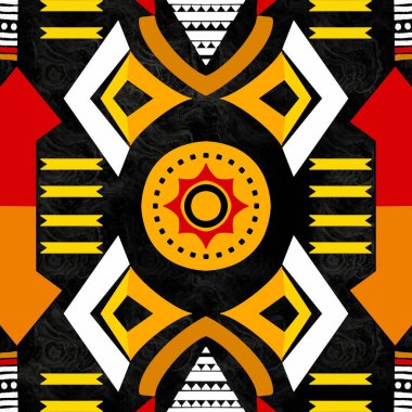 Arap etnik kabile dokusu eski resimlerden uyarlanmış ve zamansız bir tekstil etnik tasarımına dönüştürülmüştür. Etnik turuncu ve sarı tonlar, tekstil endüstrisi için yapılmış klasik ve mükemmel bir denge yaratıyor..