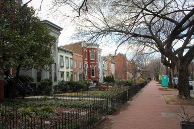 Washington Dc, ABD görünümünde konut evler