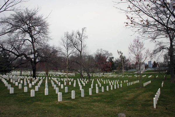 Cementerio Nacional Arlington Principios Primavera Washington — Foto de Stock