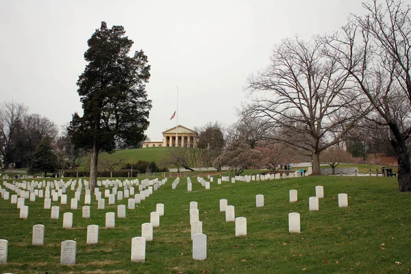 Cementerio Nacional Arlington Principios Primavera Washington — Foto de Stock