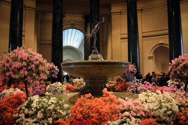 Jardim Interior Galeria Nacional Arte Washington Eua Imagens De Bancos De Imagens Sem Royalties