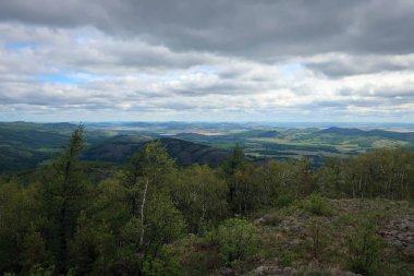 Güney Ural Kurkak Dağı, Bashkiriya, Rusya Federasyonu yakınındaki manzaralı panoramik manzaralı