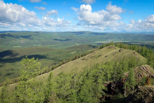 Kraka Montanha Vista Panorâmica Ural Sul Rússia — Fotografia de Stock