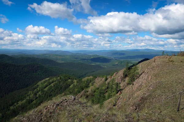 Kraka Mountain Range Scenic View South Ural Russia — Stock Photo, Image