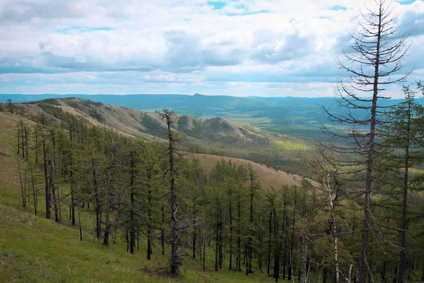 Kraka Montanha Vista Panorâmica Ural Sul Rússia — Fotografia de Stock