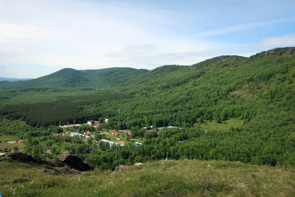 Doğal görünümünü Kryktytau aralığı, Güney Ural Dağları, Bashkiriya, Rusya Federasyonu
