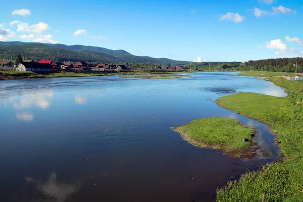 Belaya River, Güney Ural Dağları, Bashkiriya, Rusya Federasyonu