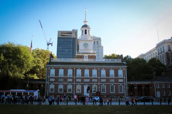 Independence Hall View Philadelphia Usa — Stock Photo, Image