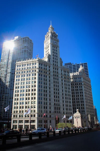 시카고 유명한 빌딩을 — 스톡 사진