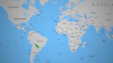 Paraguay havacılık tarlaları ve nehir manzarası. Yüksek kalite 4k görüntü