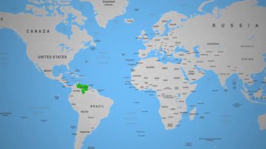 Dağlardan ve tropikal yeşil ormanlardan oluşan Venezuela havası. Yüksek kalite 4k görüntü