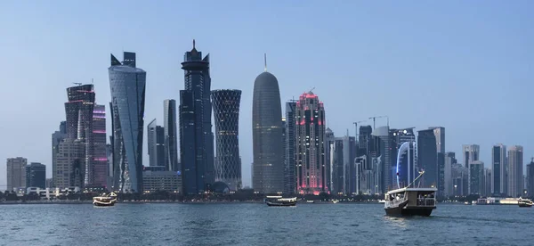 Qatar Doha panorama. — Stock Photo, Image