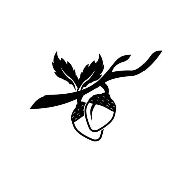 acorn logo illustration vector template