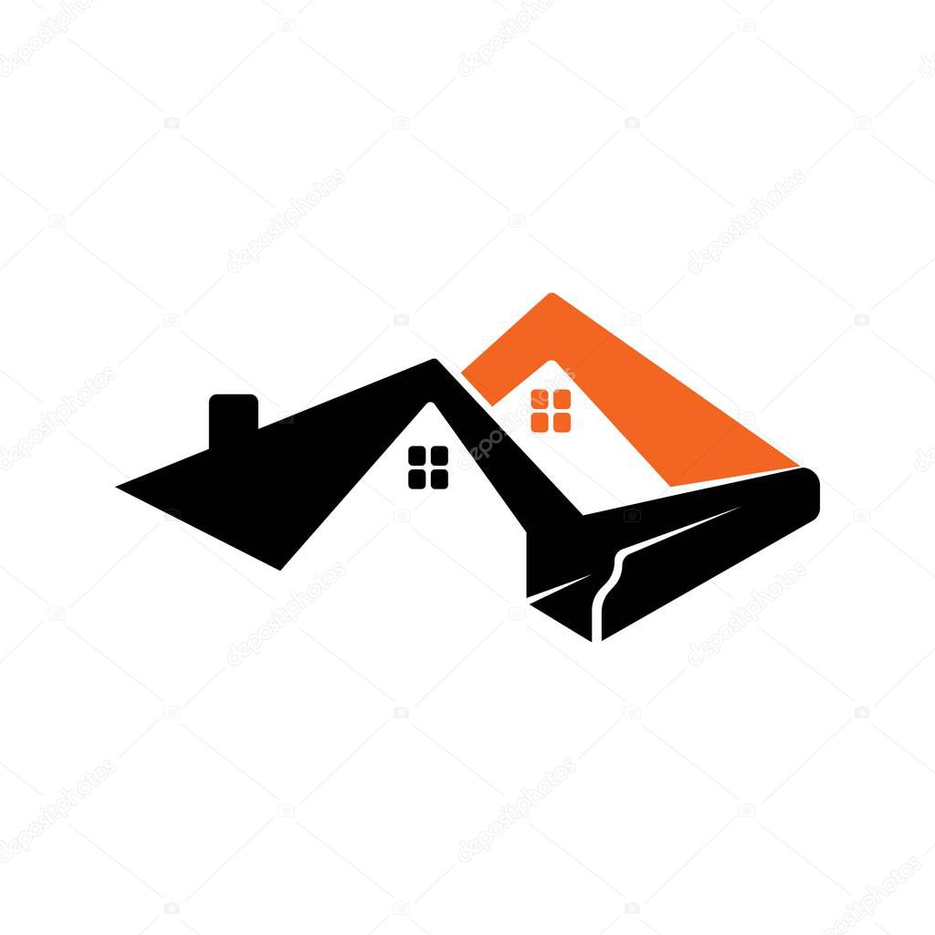 Water gutters icon logo vector design template