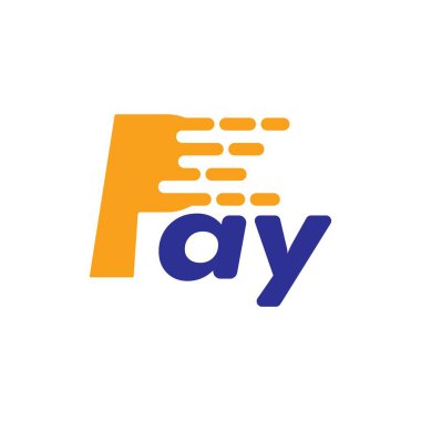 Cüzdan logo vektör düz tasarım