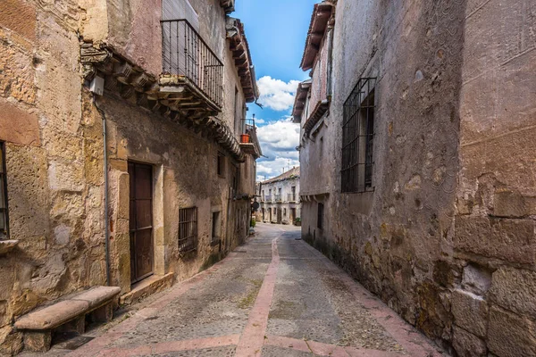 Ruas Cidade Medieval Pedraza Província Segóvia Espanha — Fotografia de Stock