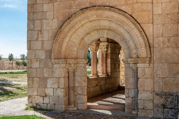 Церковь Duraton Nuestra Seora Asuncin Провинции Сеговия Век Испания — стоковое фото