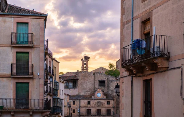 Cidade Medieval Sepulveda Província Segóvia Uma Das Mais Belas Cidades — Fotografia de Stock