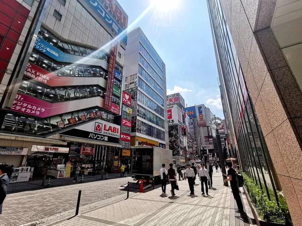 Akihabara Bei Tag Tokio Japan Elektronikviertel Shoppingmaul — Stock Photo, Image