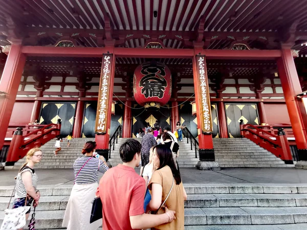 Asakusa Tempel Tempelanlage Tokio Japonii — Zdjęcie stockowe