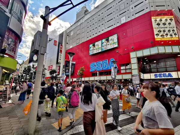 Einkaufstour Ikebukuro Tokio Sega — 图库照片